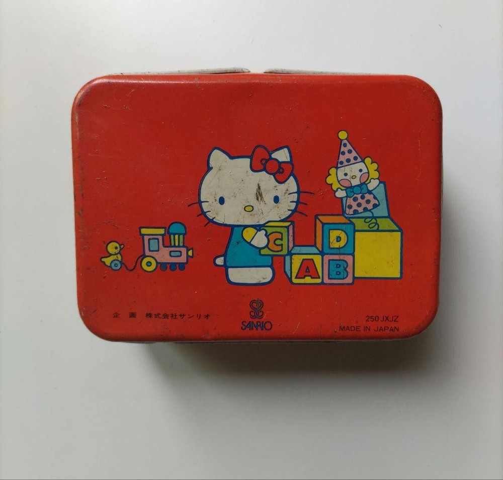 Showa Retro Hello Kitty Tin Can