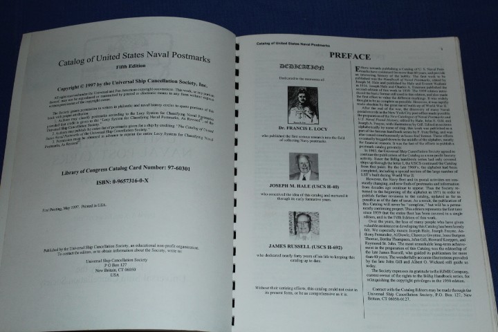 Catalog United States Naval Postmarks 5th ed 1997 Kent BlueLakeStamps Useful!