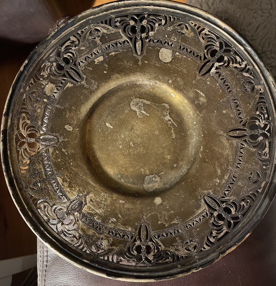 Vintage Benedict Silver plate #671 Butterfly Pattern Grannychic Cottagecore Boho