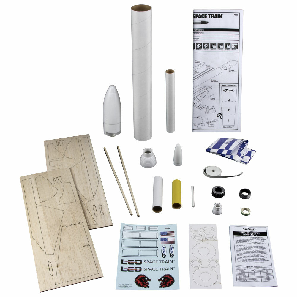 ESTES LEO SPACE TRAIN FLYING MODEL ROCKET KIT skill advanced EST7285 7285 NEW