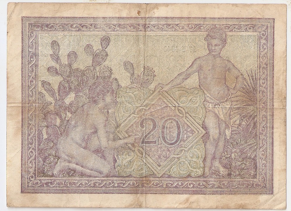 Tunisia 20 francs 27.5.1943