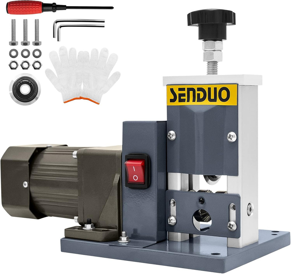 Automatic Wire Stripper Machine,25W 0.04" - 0.79" Electric Wire Stripping Machin