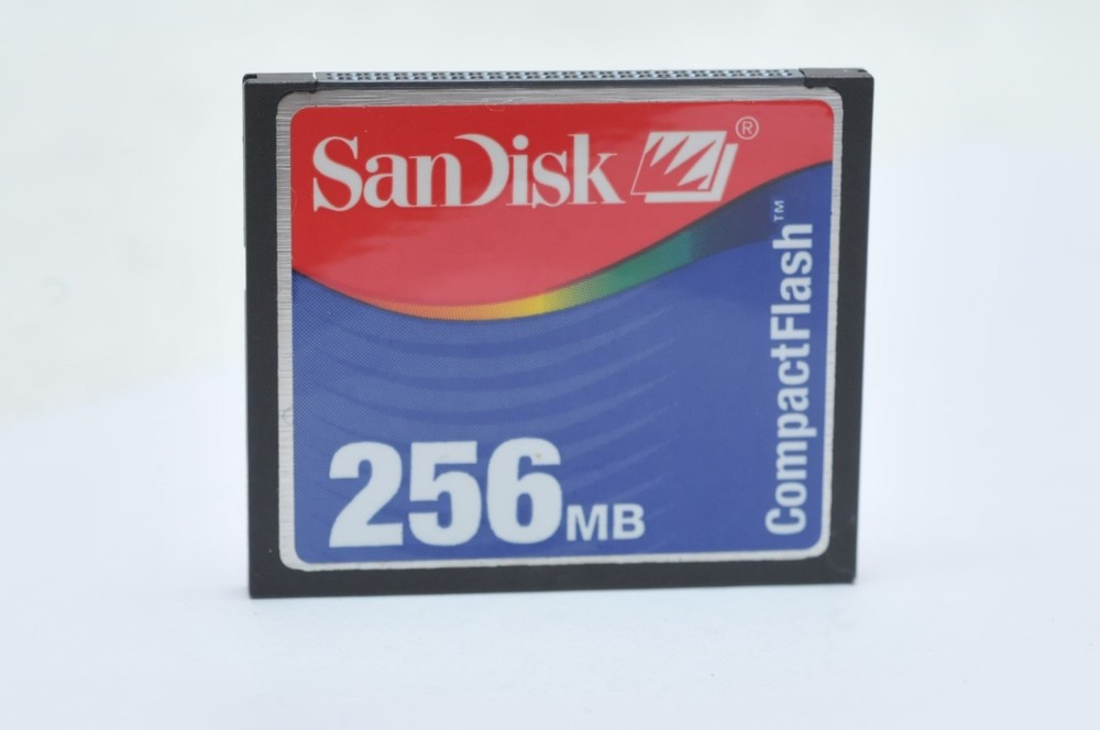 SanDisk 256MB CompactFlash CF Memory Card for Vintage DSLR Camera