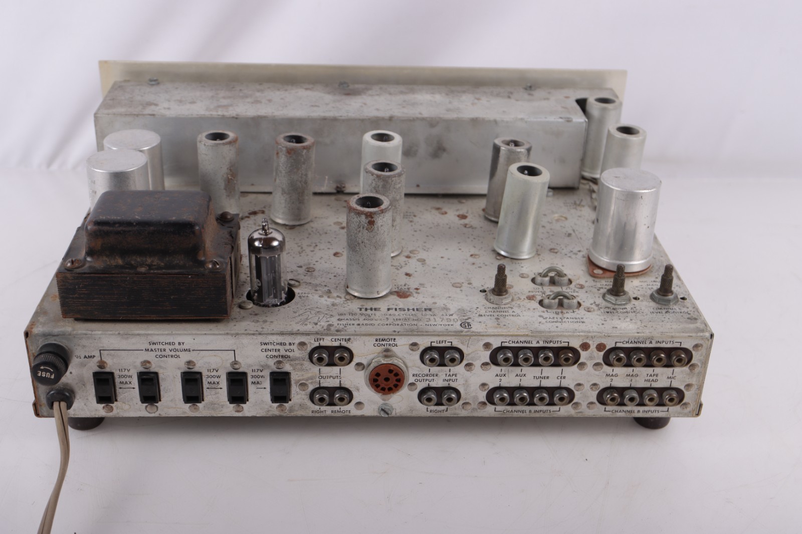 Fisher 400CX-2 Preamp==Nice Original for Restoration!
