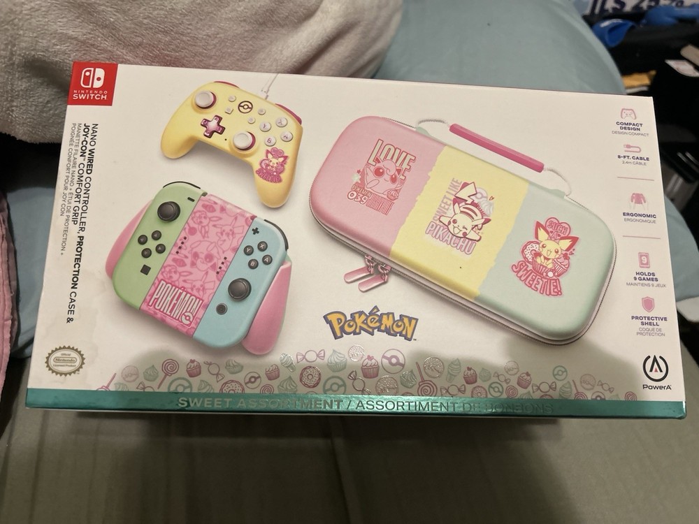 PowerA Pokémon Sweet Assortment Nintendo Switch Wired Controller Case