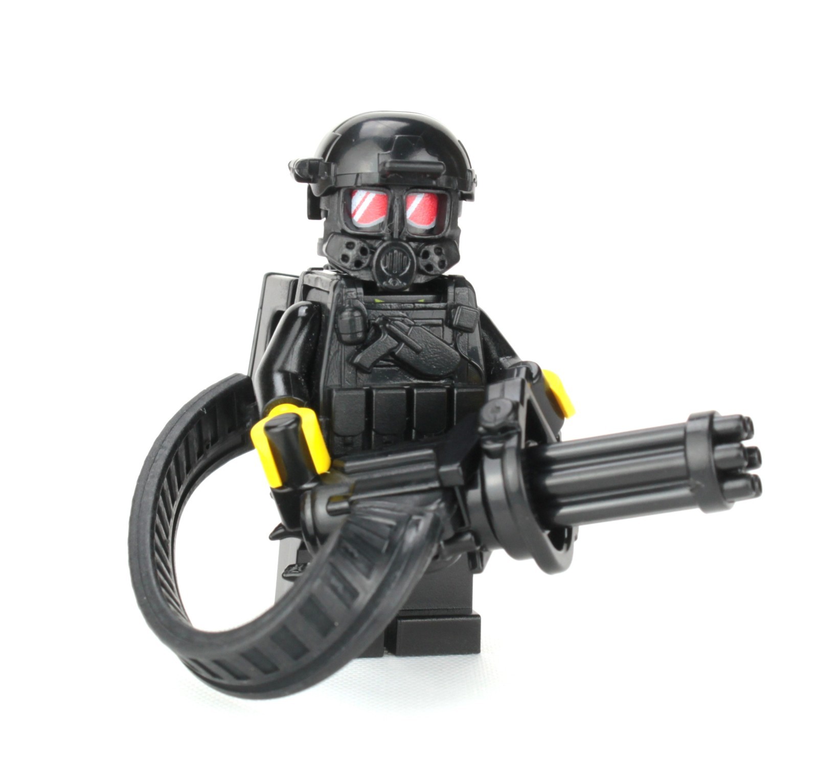 Custom Heavy Gunner minigun soldier made with real LEGO® minifigure