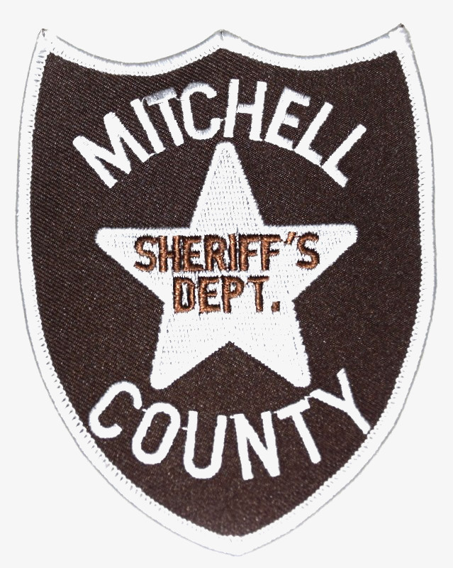 MITCHELL COUNTY – SHERIFFS DEPT - TEXAS TX Police Patch SILVER STAR 2O