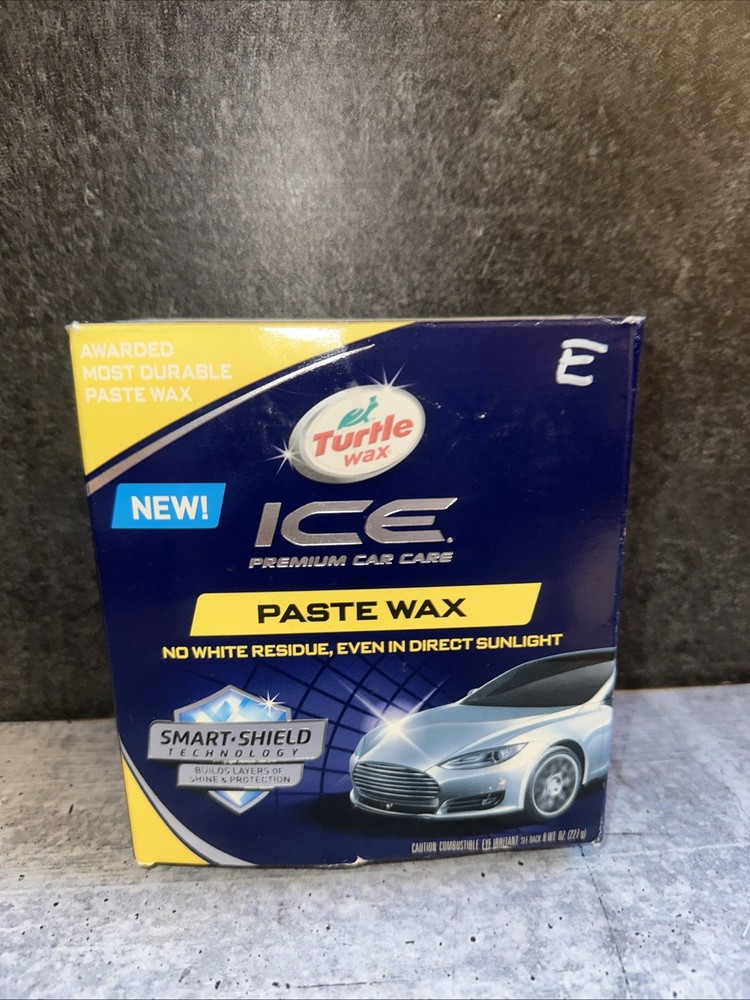 Turtle Wax ICE Paste Wax No White Residue 8oz Read  E