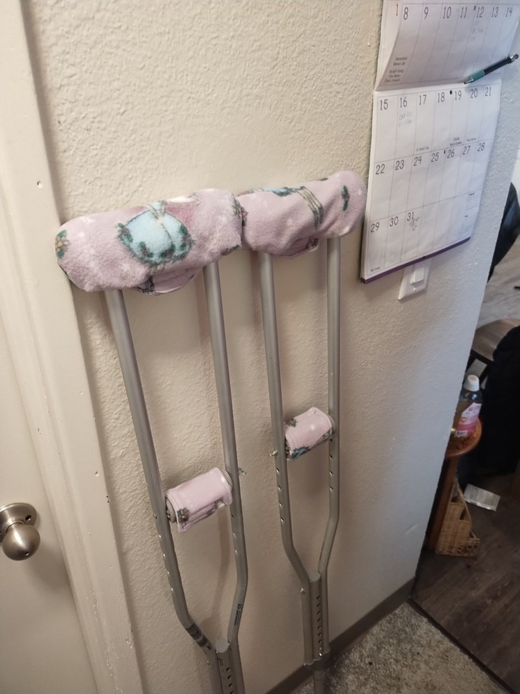 new handmade crutch cover set