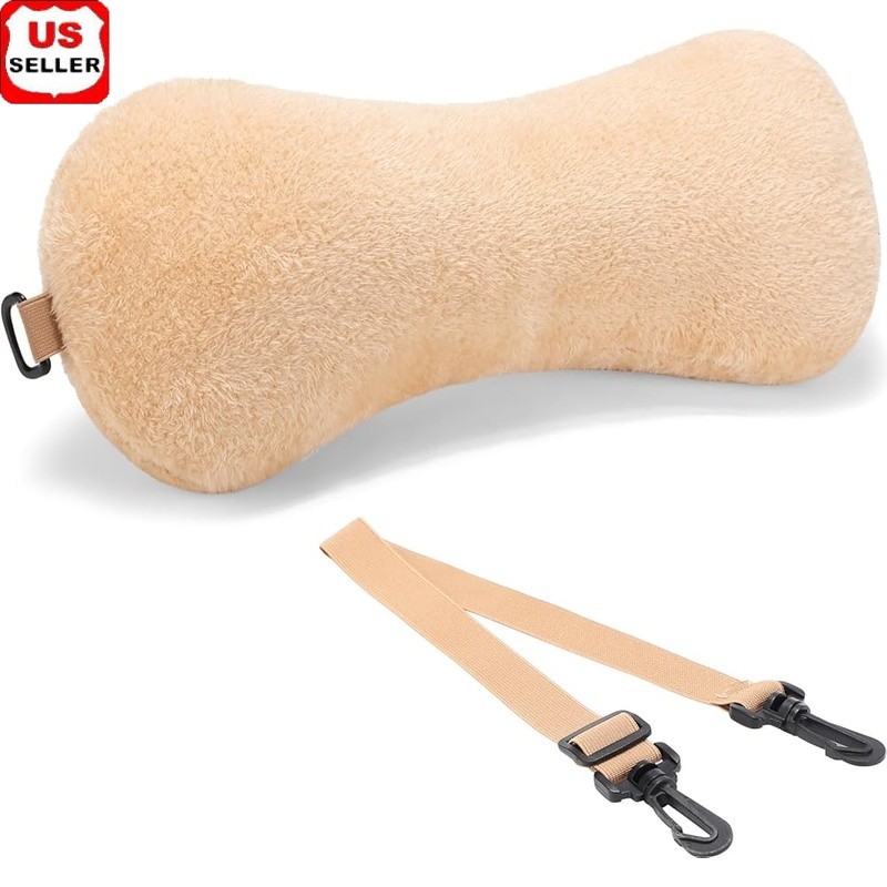 Ergonomic Neck Support Pillow Recliners Adjustable Headrest Soft Cotton New