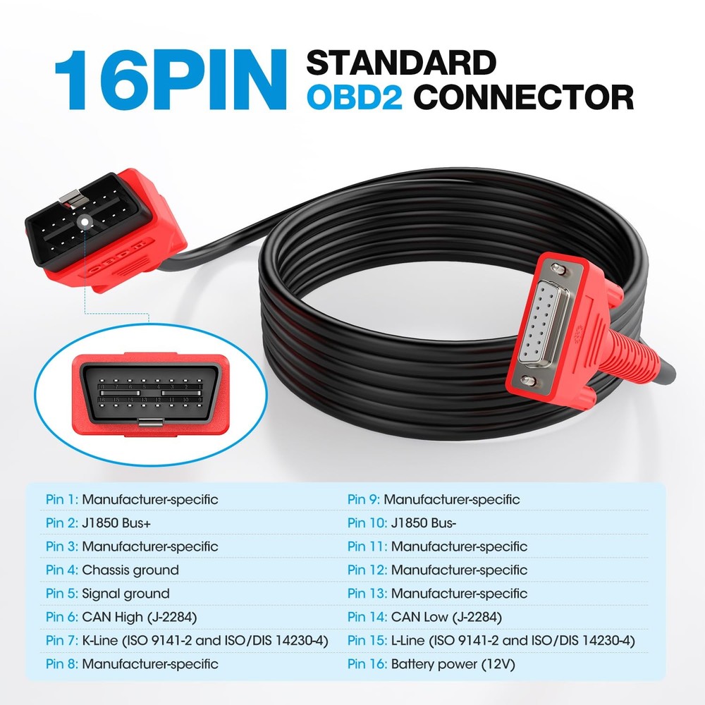OBD2 Main Test Cable Data Wire Cord For MaxiSys MS908/Mini MS905/DS808
