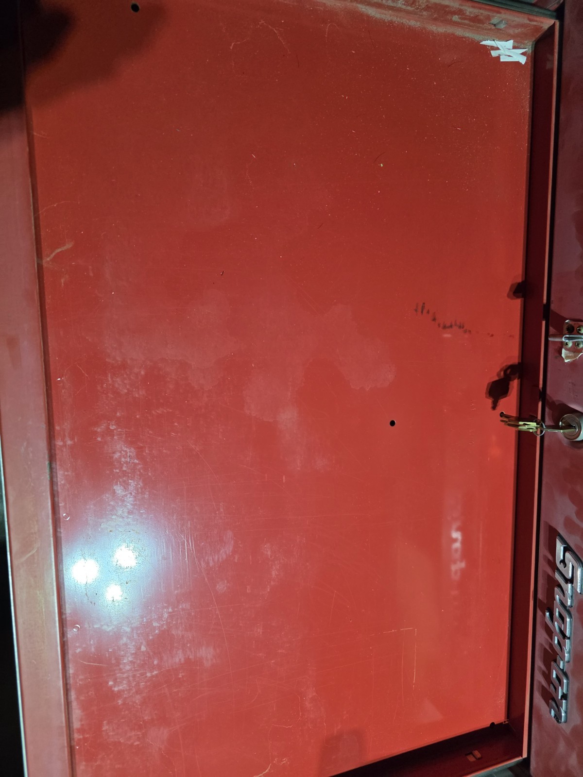 Snap-on Kr657 Tool Chest, Red With Original Lock & Key Good Shape