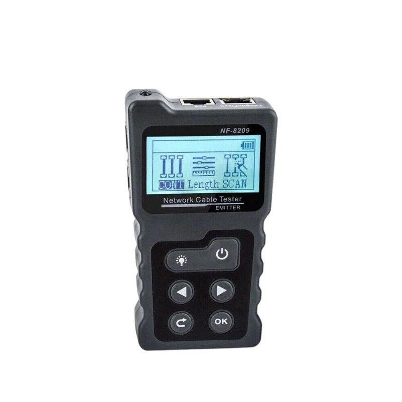 PoE Tester Network Cable Tester Cat5 Cat6 CAT6a Lan Test Network Tools NF-8209--