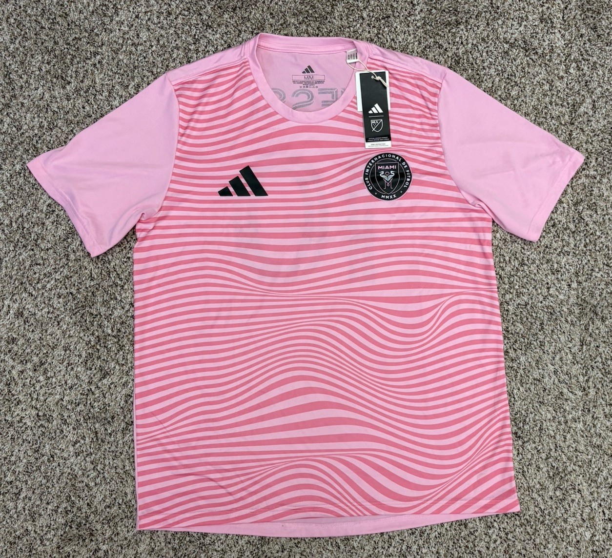 New Adidas Lionel Messi Inter Miami CF #10 Men's Jersey Pink MEDIUM MSRP $60