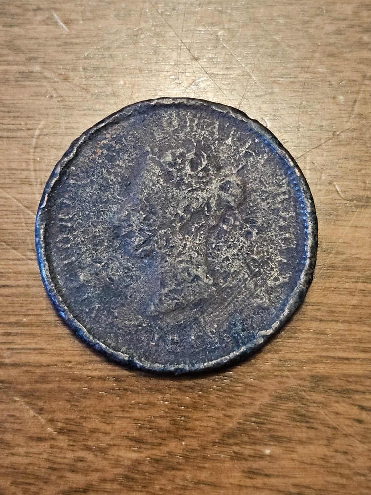 Large Copper Coin New Brunswick One Penny Token
