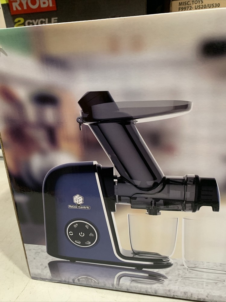 Relax-centric Juicer Machines, Slow Masticating Juicer White