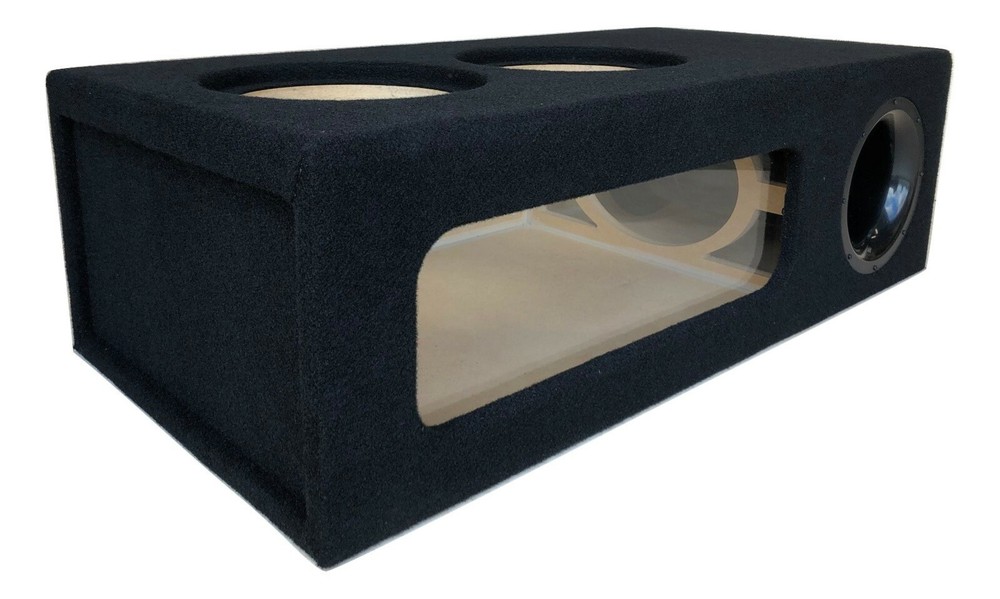 Ported Sub Box Enclosure for 2 10" Skar Audio EVL-10 Subs ~ Plexiglass Window ~