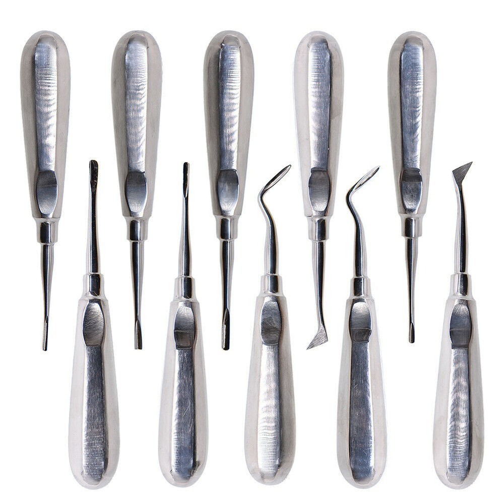 13 Pcs/Pack Dental Root Tip Elevator Luxation Kit Extraction Hand Instruments