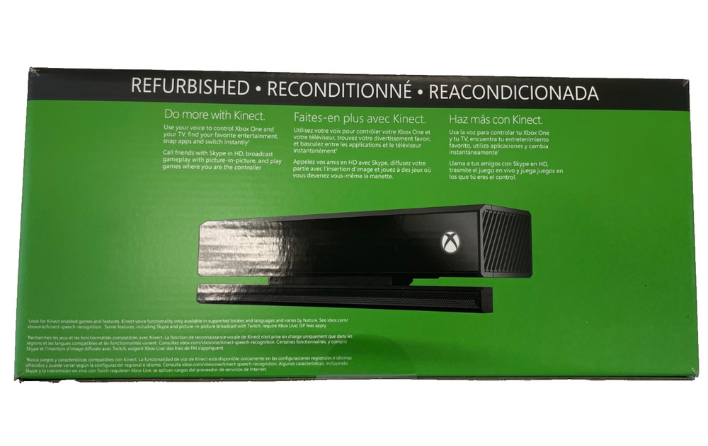 Microsoft Xbox One Kinect Motion Sensor - Black - Model 1520 Restored
