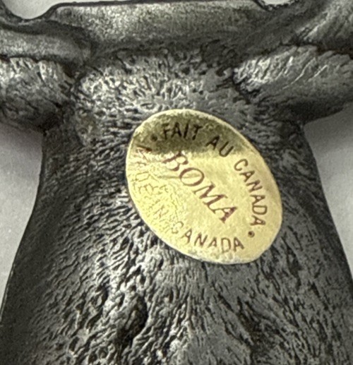 Vintage Solid Metal Moose Shaped Bottle Opener - Canada 4.5"