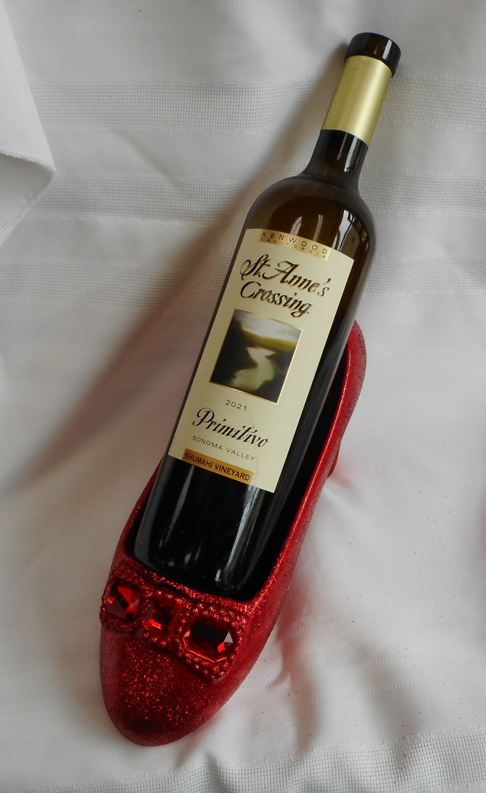 Vintage Ruby Slipper Wine Holder from Hallmark Productions