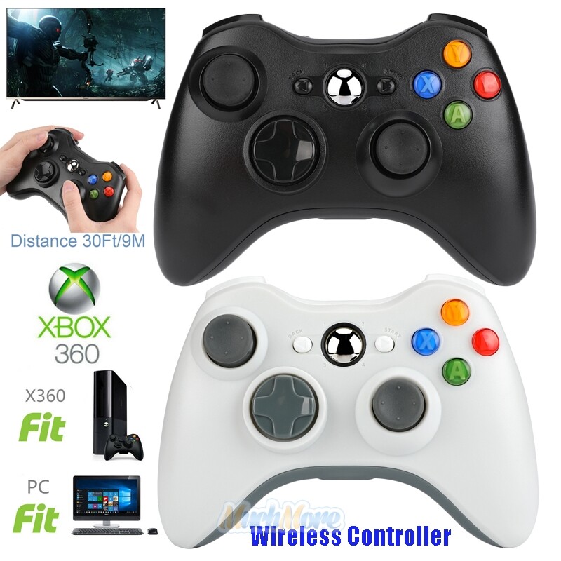 2.4GHz Wireless Game Controller Gamepad for Microsoft XBOX 360 & PC WIN 7 8 10