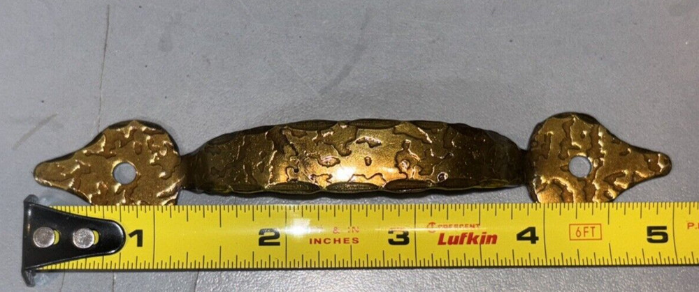 Hammered Copper Look Cabinet Door Handle Pull.