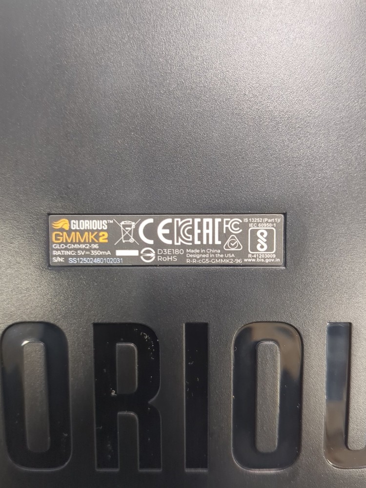 Glorious - GMMK 2 Prebuilt 96% Full Size Wired Mechanical Linear Keyboard