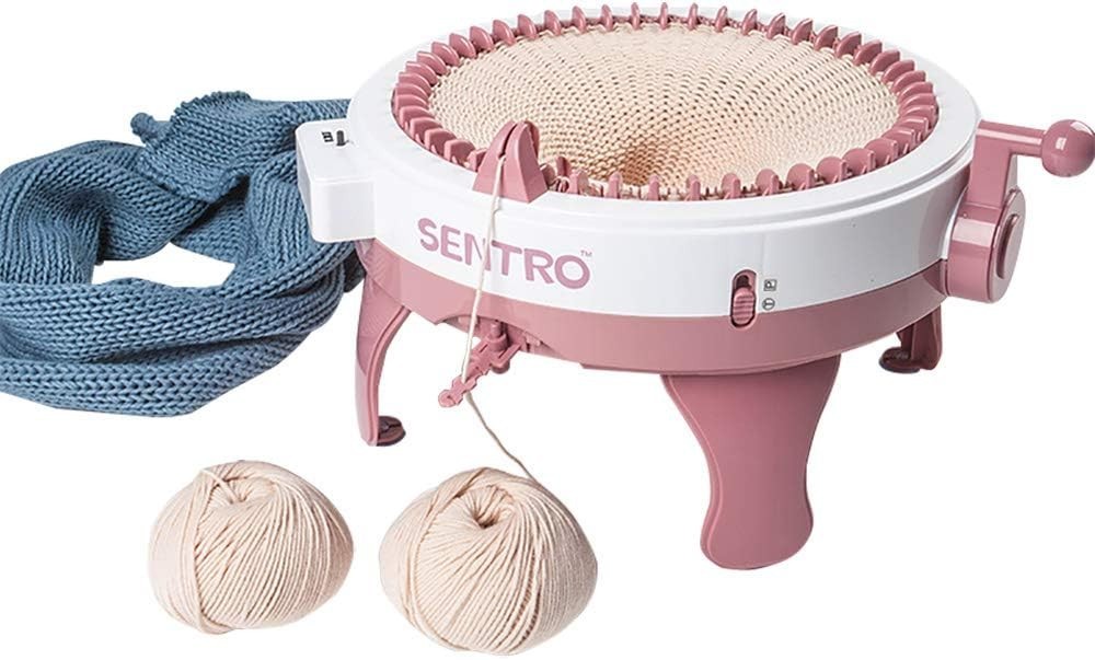 Smart Knitting Machine with 48 Needles & Row Counter for Effortless Creation
