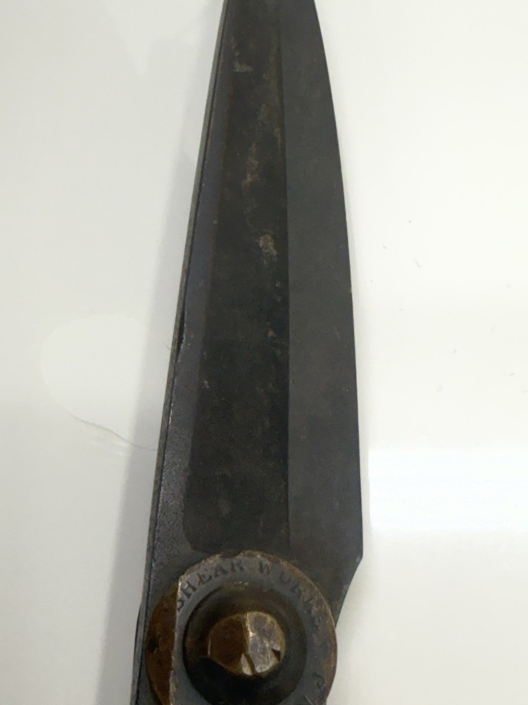 Antique Shear works scissors large