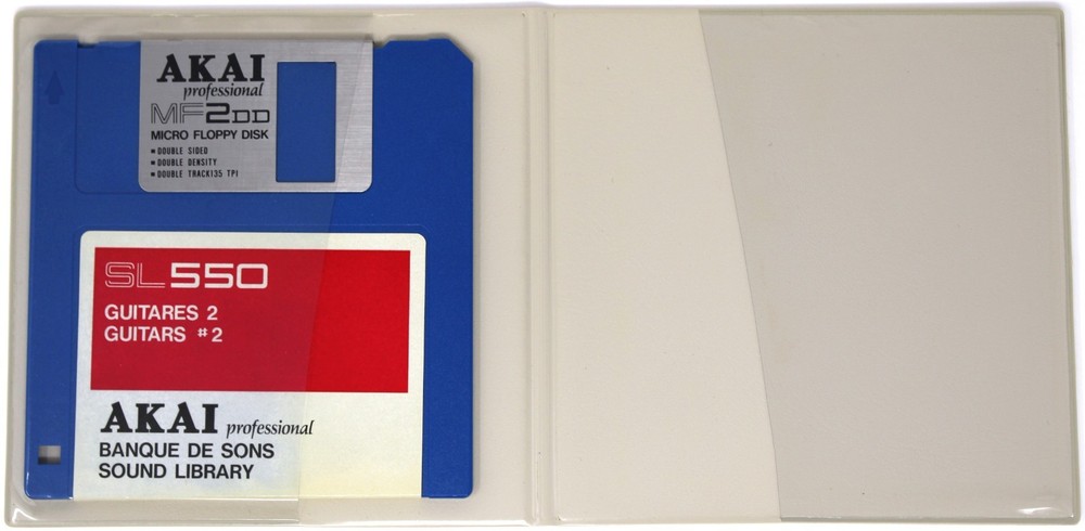 Akai SL550 Guitars #2 S900 Format Floppy Disk Banque De Sons