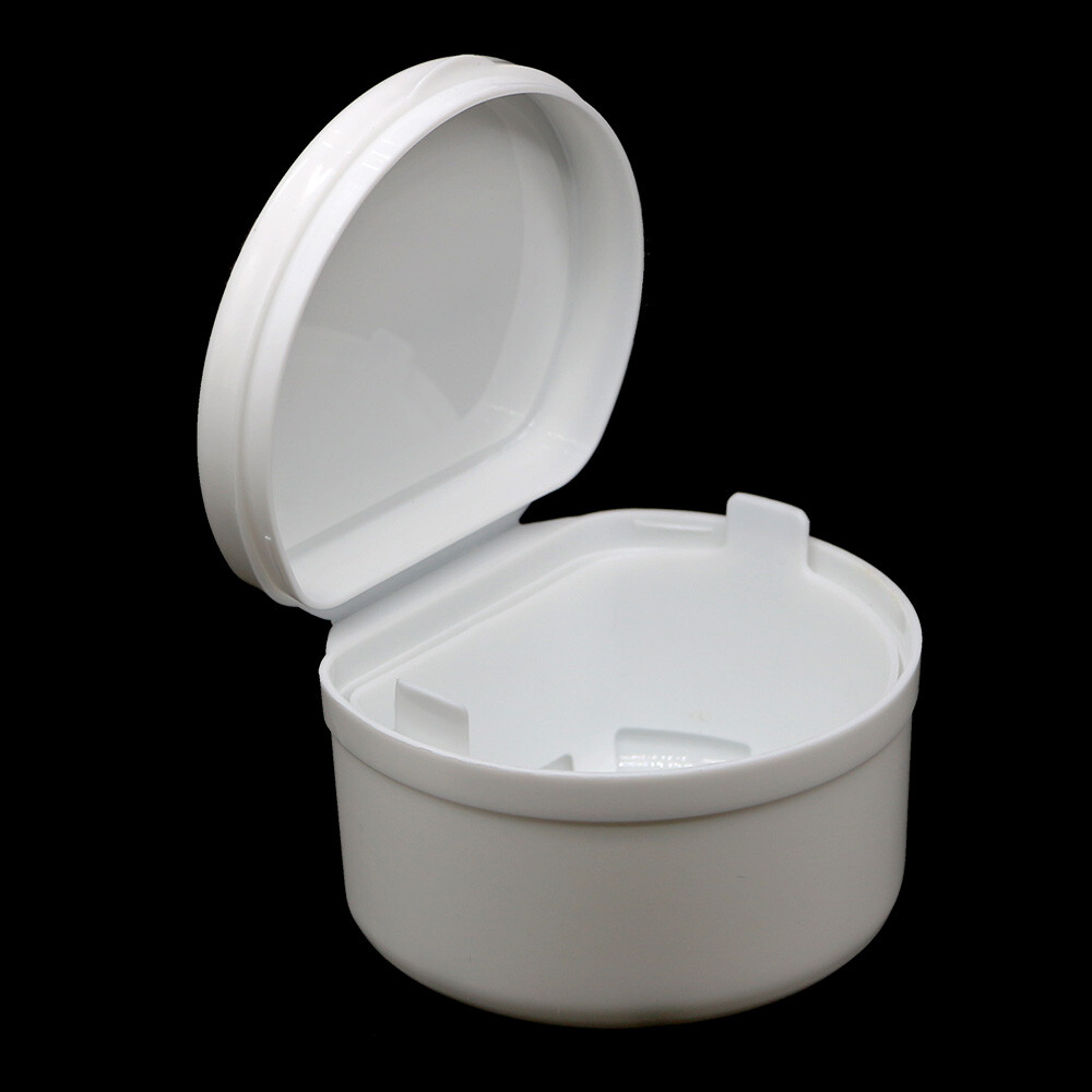 1 PC Denture Storage Box Dental False Teeth Case Container Mouthguard Container