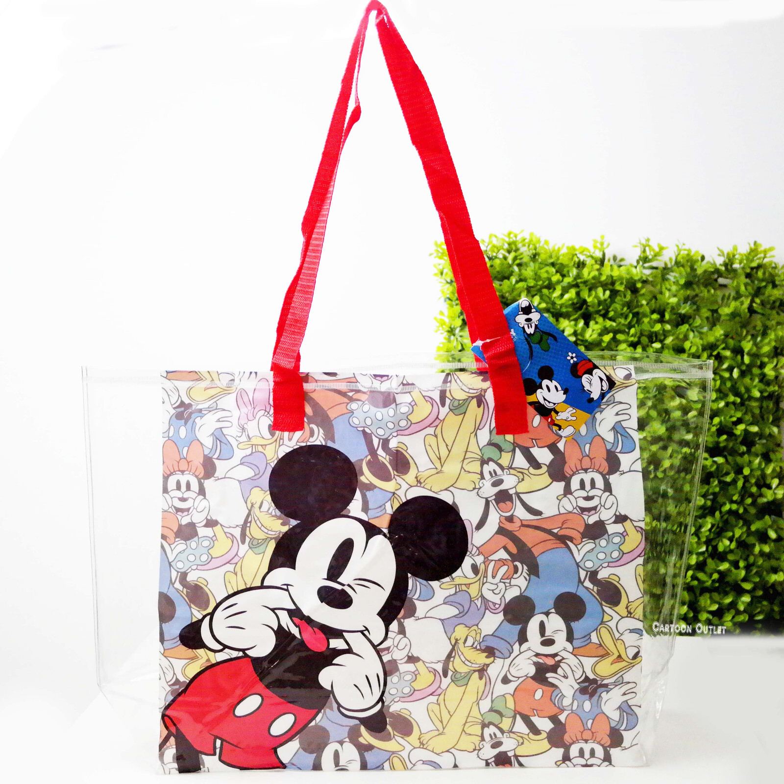 Disney Mickey Mouse Tote Clear Tote Bag New Goofy Minnie Donald Pluto Trending
