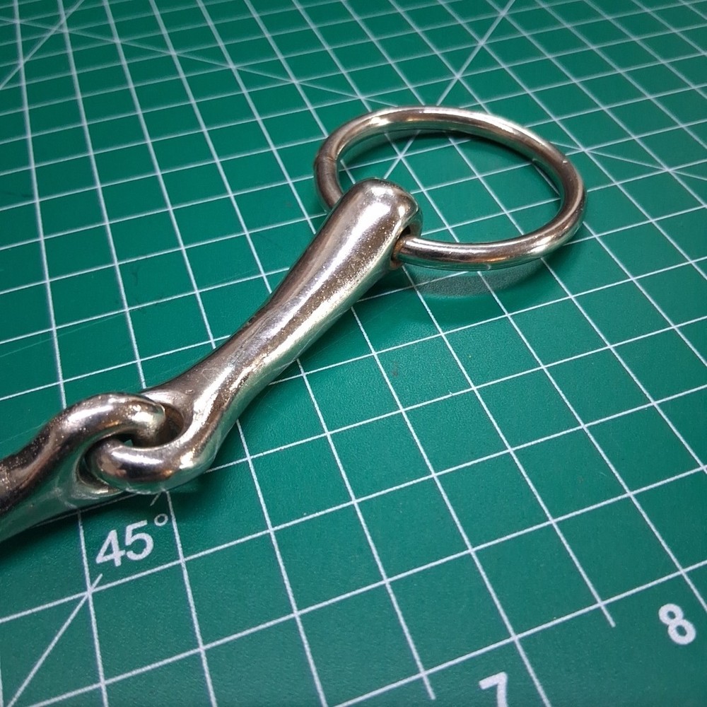 Round Link Loose O-Ring 5" Snaffle Bit