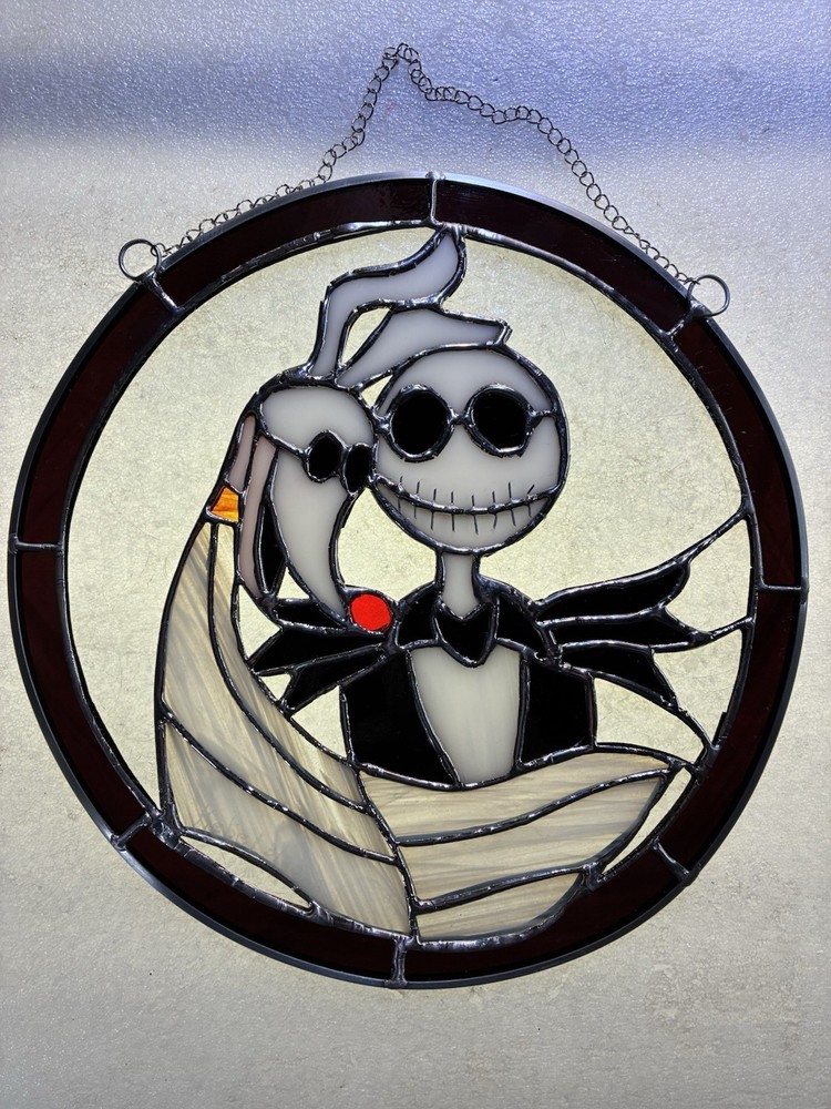 Stained glass Jack & Zero Sun-catcher