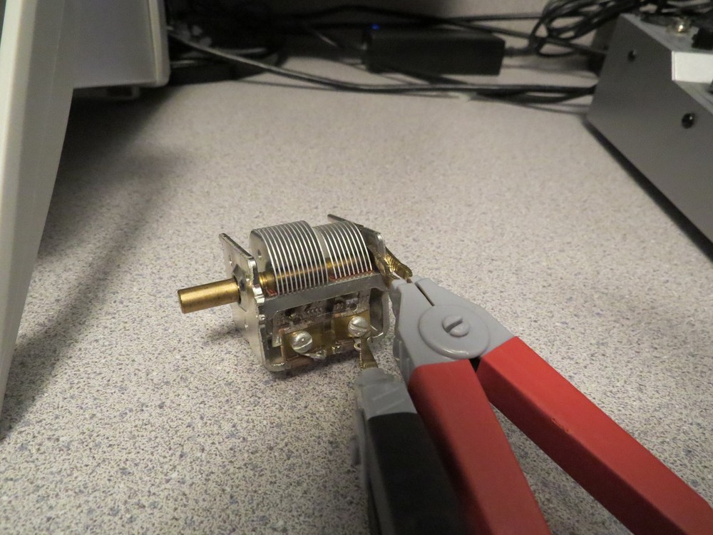 Dual Gang Air Variable Capacitor - NOS