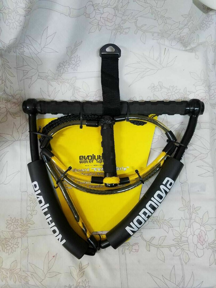 Evolution 15" Wakeboard " EVA Air Grip " 5' Handle Section W/Extra 6" Handle NEw