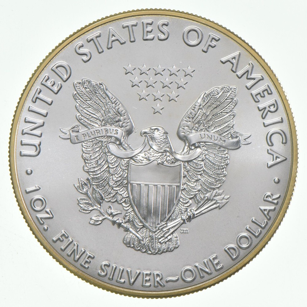 2018 - American Silver Eagle - 24K Gold Gilded - Just Beautiful :