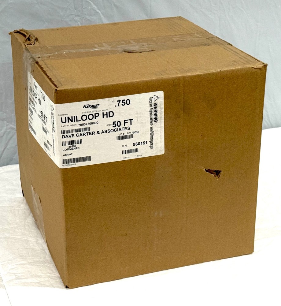 FLEXAUST 0.75 ID Uniloop HD Grey 50 FT