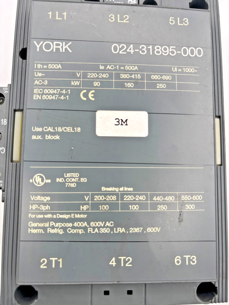 York / 024-31895-000 / Contactor