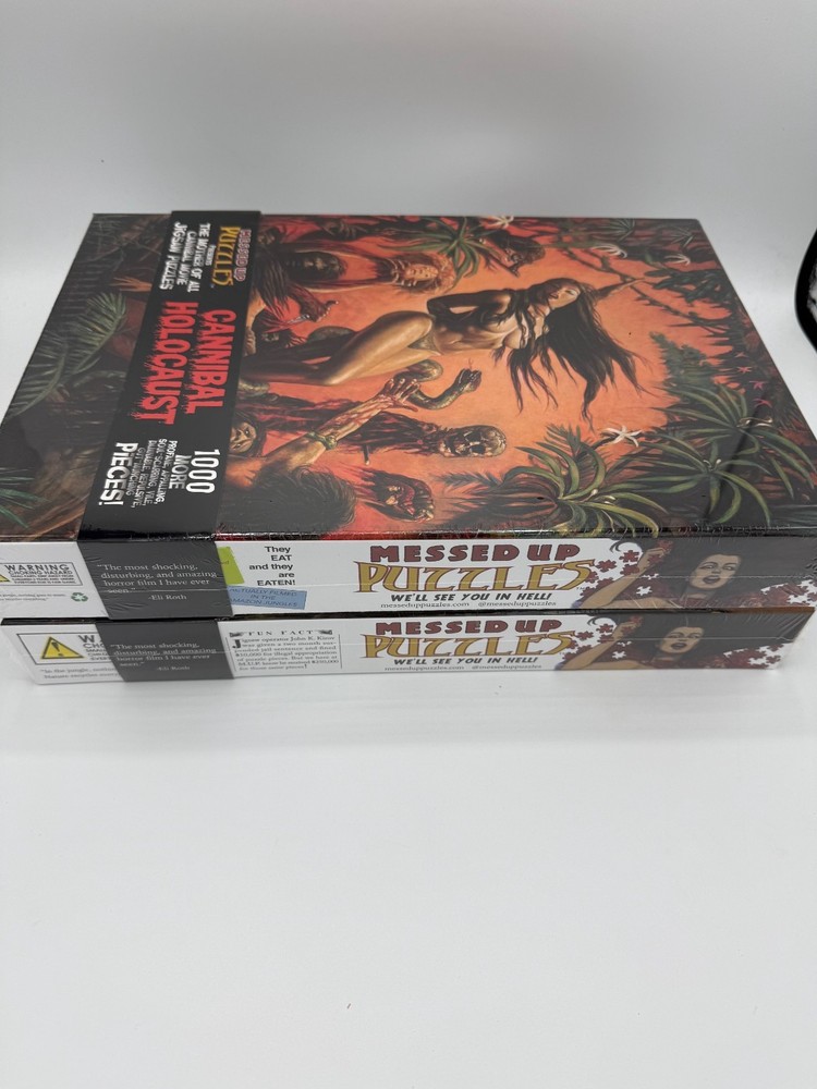 Cannibal Holocaust 'A & B' Bundle -1000 Pc Messed Up Puzzles