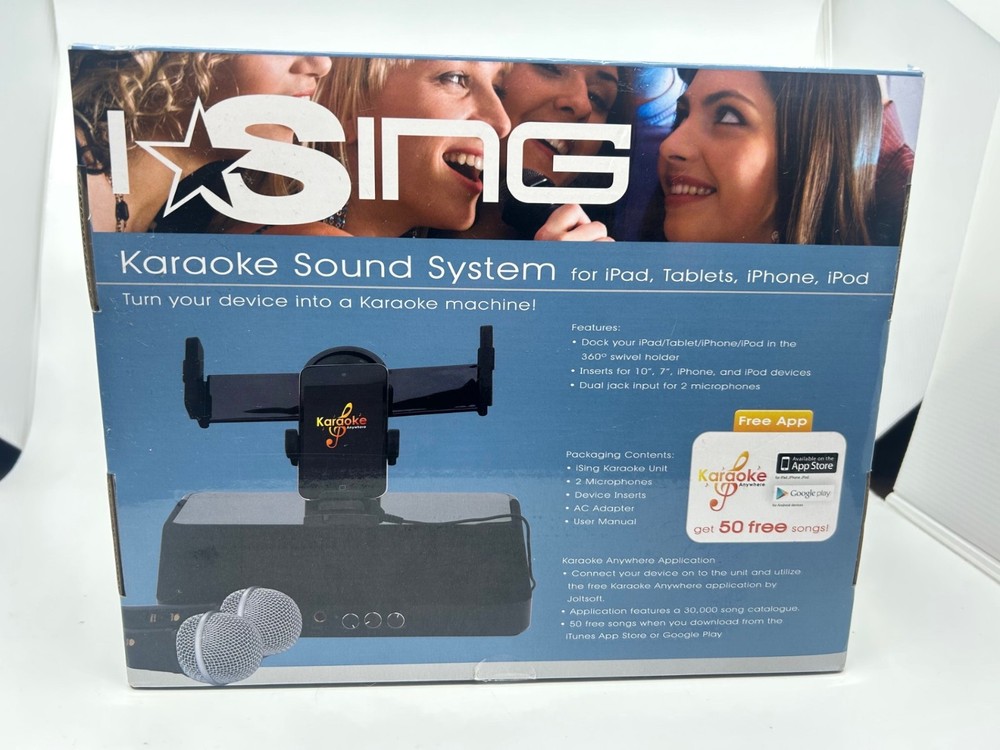 I Sing Karaoke Sound System Complete Hardly Used