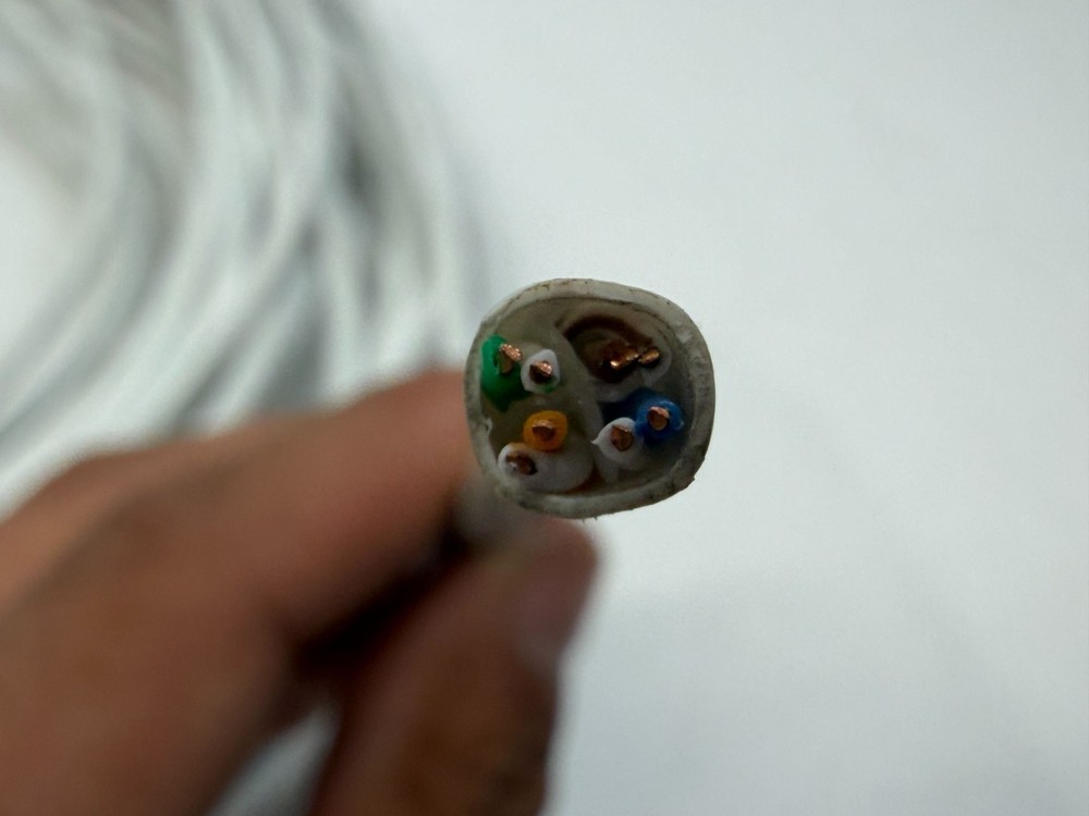 True Cable138FT Bulk Raw CAT6 Ethernet Cable (No Ends) White