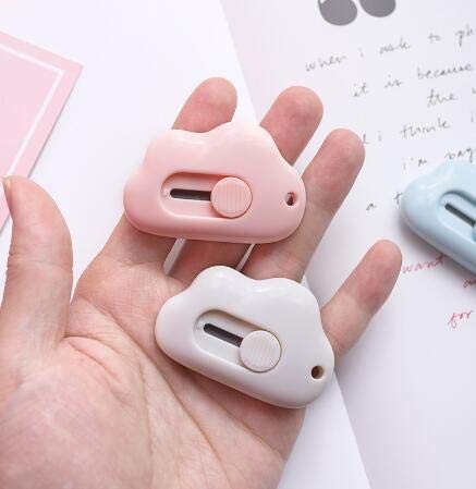 Mini Cloud Box Cutter Paper Blade Office School Supplies