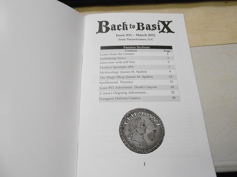 NTRPG Con 2022 Back to Basix #11 Basic Expert D&D Fanzine!