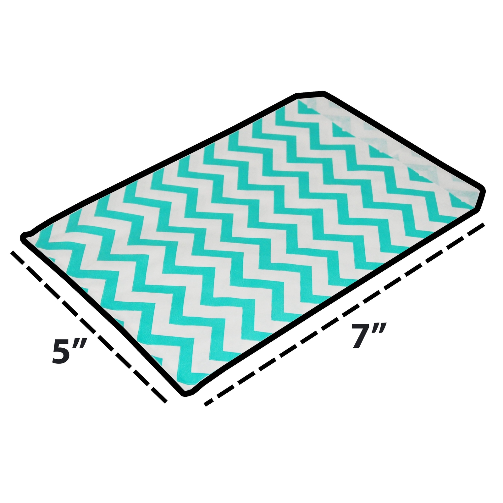 Decorative Flat Mixed Chevron Paper Gift Bags