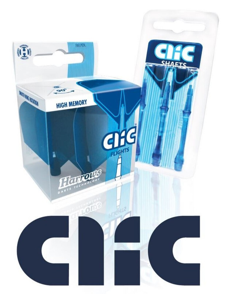 Harrows Clic Standard Medium 2ba Dart Shafts - White