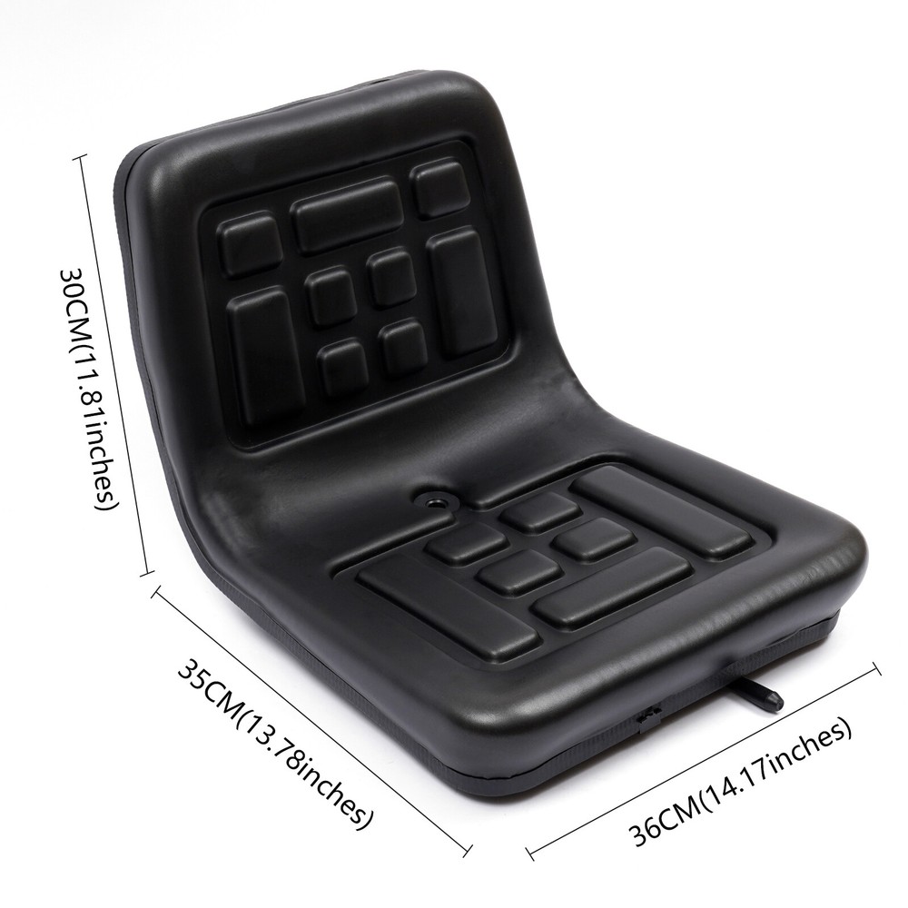 Universal Tractor Seat with Adjustable Brackets for Mower, Dumper & Digger
