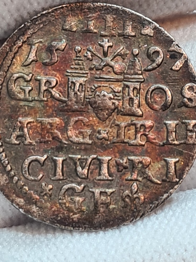 Poland, Trojak 1597 Riga