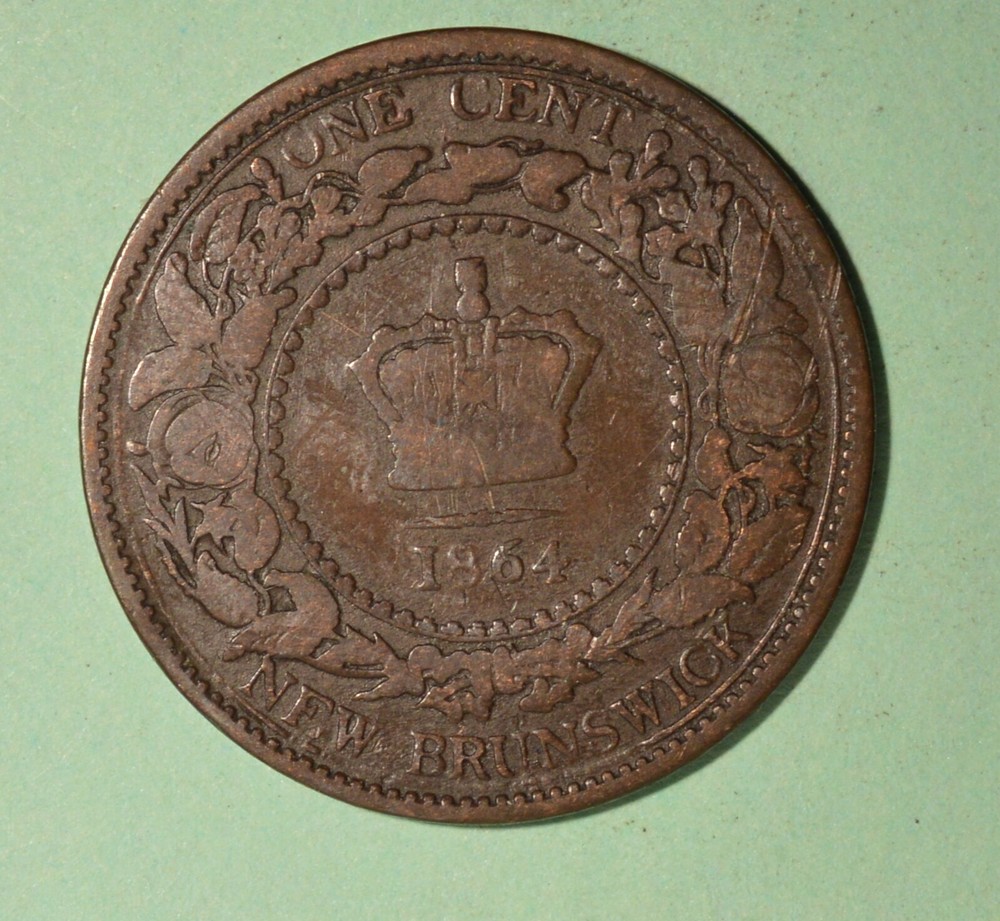 New Brunswick 1864  -- large cent - Inv# A-32
